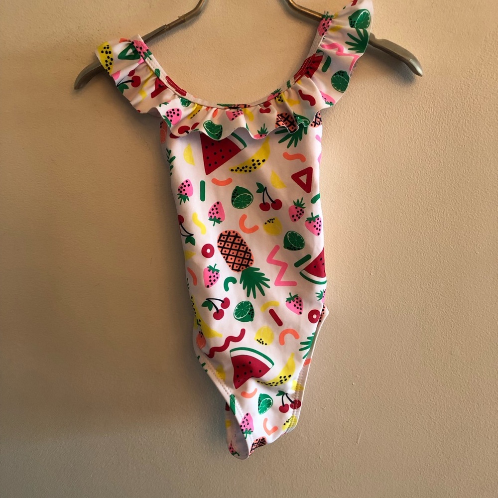 JF Girls Summer Fruit onepiece swimsuit 6-12M